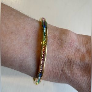 Kate Spade rainbow pave bracelet.